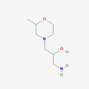 molecular formula C8H18N2O2 B2623626 1-Amino-3-(2-methylmorpholino)propan-2-ol CAS No. 953748-38-4