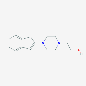 molecular formula C15H20N2O B262363 2-[4-(1H-inden-2-yl)-1-piperazinyl]ethanol 