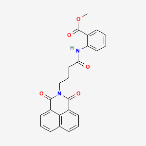 methyl 2-(4-(1,3-dioxo-1H-benzo[de]isoquinolin-2(3H)-yl)butanamido)benzoate