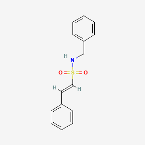 molecular formula C15H15NO2S B2623695 (E)-N-benzyl-2-phenylethenesulfonamide CAS No. 13719-49-8; 1980869-07-5