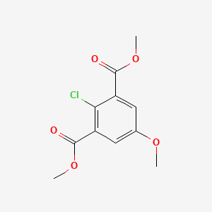 molecular formula C11H11ClO5 B2623724 2-氯-5-甲氧基对苯二甲酸二甲酯 CAS No. 2229566-47-4