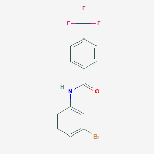 molecular formula C14H9BrF3NO B262373 N-(3-Bromophenyl)-4-(trifluoromethyl)benzamide 