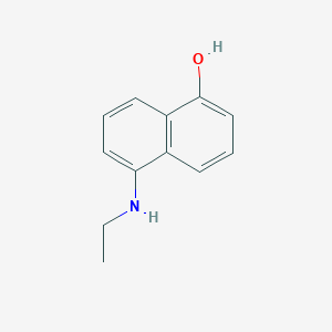 molecular formula C12H13NO B2623738 5-(Ethylamino)naphthalen-1-ol CAS No. 88611-43-2