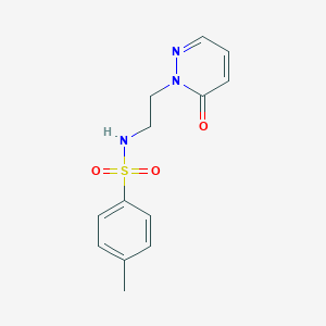 4-methyl-N-(2-(6-oxopyridazin-1(6H)-yl)ethyl)benzenesulfonamide