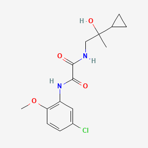 molecular formula C15H19ClN2O4 B2623774 N1-(5-chloro-2-methoxyphenyl)-N2-(2-cyclopropyl-2-hydroxypropyl)oxalamide CAS No. 1286720-24-8