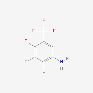 B2623779 2,3,4-Trifluoro-5-(trifluoromethyl)aniline CAS No. 123973-35-3