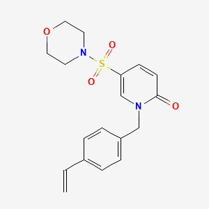 5-(morpholinosulfonyl)-1-(4-vinylbenzyl)pyridin-2(1H)-one