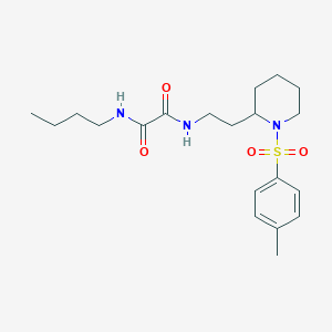 N1-butyl-N2-(2-(1-tosylpiperidin-2-yl)ethyl)oxalamide