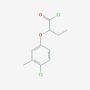 2-(4-Chloro-3-methylphenoxy)butanoyl chloride