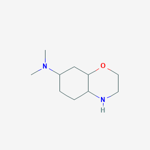N,N-dimethyl-octahydro-2H-1,4-benzoxazin-7-amine