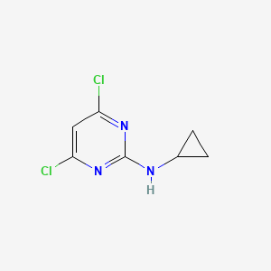 4,6-dichloro-N-cyclopropylpyrimidin-2-amine