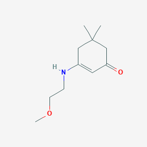 3-[(2-Methoxyethyl)amino]-5,5-dimethylcyclohex-2-en-1-one
