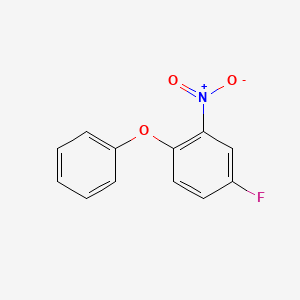 molecular formula C12H8FNO3 B2623848 4-Fluoro-2-nitro-1-phenoxybenzene CAS No. 613662-00-3