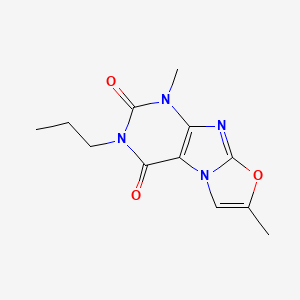 1,7-dimethyl-3-propyloxazolo[2,3-f]purine-2,4(1H,3H)-dione