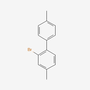 molecular formula C14H13Br B2623884 1,1'-Biphenyl, 2-bromo-4,4'-dimethyl- CAS No. 132462-55-6