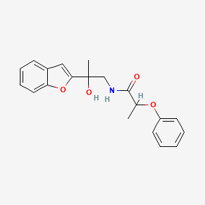 N-[2-(1-benzofuran-2-yl)-2-hydroxypropyl]-2-phenoxypropanamide