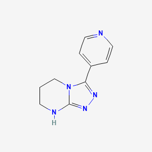 3-Pyridin-4-yl-5,6,7,8-tetrahydro-[1,2,4]triazolo[4,3-a]pyrimidine