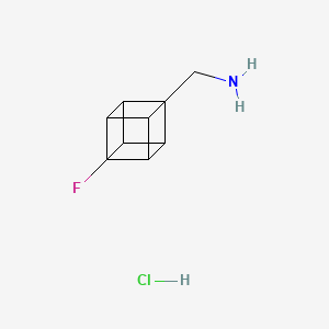 (4-Fluorocuban-1-yl)methanamine hydrochloride