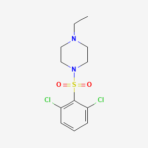 1-((2,6-Dichlorophenyl)sulfonyl)-4-ethylpiperazine