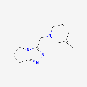 3-methylidene-1-({5H,6H,7H-pyrrolo[2,1-c][1,2,4]triazol-3-yl}methyl)piperidine