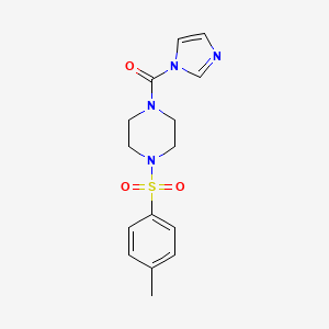 1-(1H-imidazole-1-carbonyl)-4-(4-methylbenzenesulfonyl)piperazine