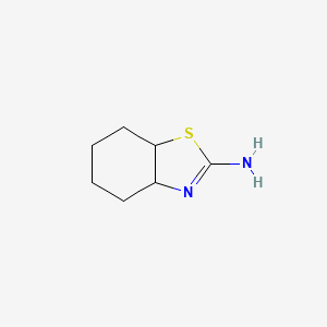 molecular formula C7H12N2S B2623982 3A,4,5,6,7,7a-hexahydrobenzo[d]thiazol-2-amine CAS No. 84147-08-0