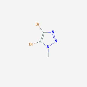 molecular formula C3H3Br2N3 B2624000 4,5-Dibromo-1-methyl-1H-1,2,3-triazole CAS No. 25537-64-8