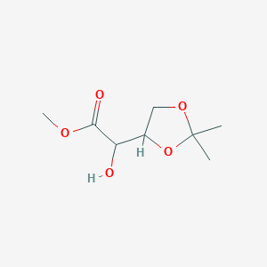 Methyl 2-(2,2-dimethyl-1,3-dioxolan-4-yl)-2-hydroxyacetate