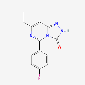 7-ethyl-5-(4-fluorophenyl)[1,2,4]triazolo[4,3-c]pyrimidin-3(2H)-one