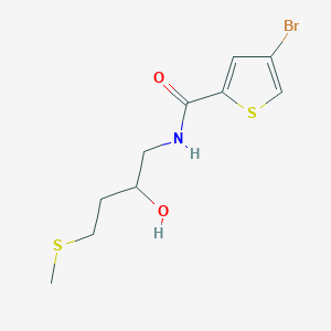 4-Bromo-N-(2-hydroxy-4-methylsulfanylbutyl)thiophene-2-carboxamide