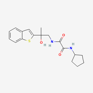 N1-(2-(benzo[b]thiophen-2-yl)-2-hydroxypropyl)-N2-cyclopentyloxalamide