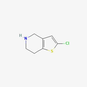 molecular formula C7H8ClNS B2624115 2-chloro-6,7-dihydro-4H-thieno[3,2-c]pyridine CAS No. 869583-32-4