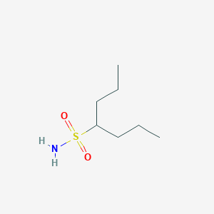 molecular formula C7H17NO2S B2624139 Heptane-4-sulfonamide CAS No. 1249684-86-3