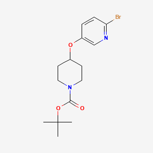Tert-butyl 4-[(6-bromopyridin-3-yl)oxy]piperidine-1-carboxylate