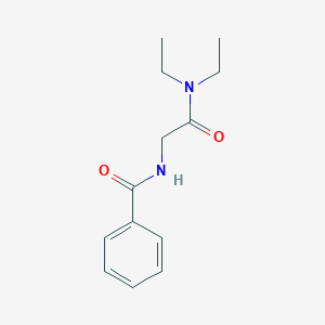 molecular formula C13H18N2O2 B262415 N-[2-(diethylamino)-2-oxoethyl]benzamide 