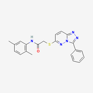 N-(2,5-dimethylphenyl)-2-((3-phenyl-[1,2,4]triazolo[4,3-b]pyridazin-6-yl)thio)acetamide