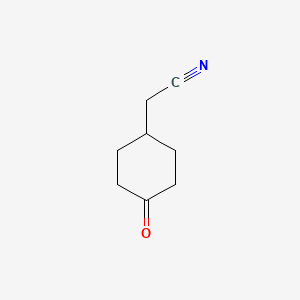 molecular formula C8H11NO B2624227 2-(4-Oxocyclohexyl)acetonitrile CAS No. 171361-56-1