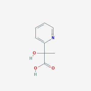 molecular formula C8H9NO3 B2624236 2-Hydroxy-2-(pyridin-2-yl)propanoic acid CAS No. 115919-16-9