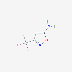 3-(1,1-difluoroethyl)-1,2-oxazol-5-amine