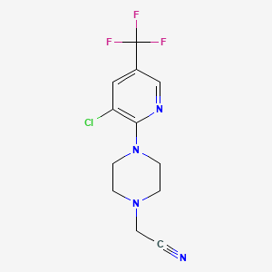 2-(4-(3-Chloro-5-(trifluoromethyl)pyridin-2-yl)piperazin-1-yl)acetonitrile