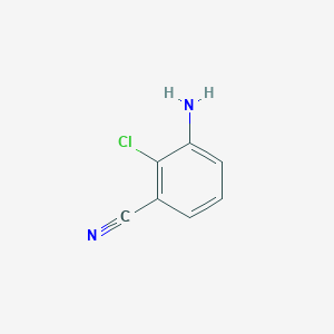 molecular formula C7H5ClN2 B2624281 3-Amino-2-chlorobenzonitrile CAS No. 53312-76-8