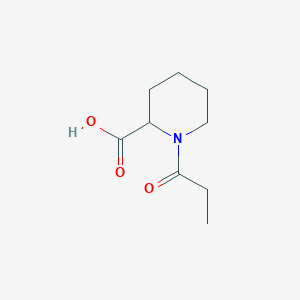 B2624401 1-Propanoylpiperidine-2-carboxylic acid CAS No. 1103289-56-0; 110333-07-8