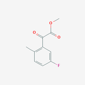 molecular formula C10H9FO3 B2624429 Methyl 2-(5-fluoro-2-methylphenyl)-2-oxoacetate CAS No. 1314965-96-2