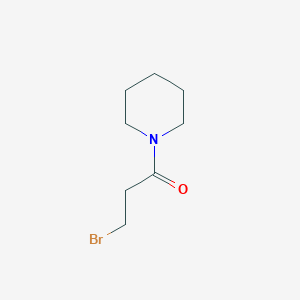 molecular formula C8H14BrNO B2624435 3-Bromo-1-(piperidin-1-yl)propan-1-one CAS No. 90154-52-2