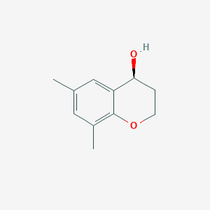 B2624442 (4S)-6,8-dimethyl-3,4-dihydro-2H-1-benzopyran-4-ol CAS No. 1567986-85-9