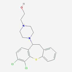 2-[4-(6,7-Dichloro-10,11-dihydrodibenzo[b,f]thiepin-10-yl)-1-piperazinyl]ethanol