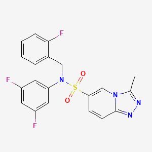 B2624452 N-(3,5-difluorophenyl)-N-(2-fluorobenzyl)-3-methyl[1,2,4]triazolo[4,3-a]pyridine-6-sulfonamide CAS No. 1251593-41-5