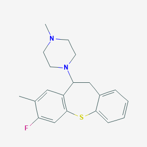 1-(7-Fluoro-8-methyl-10,11-dihydrodibenzo[b,f]thiepin-10-yl)-4-methylpiperazine