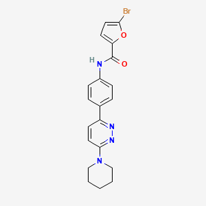 B2624480 5-bromo-N-[4-(6-piperidinopyridazin-3-yl)phenyl]-2-furamide CAS No. 941895-73-4
