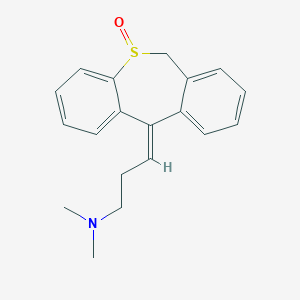 molecular formula C19H21NOS B262449 N,N-dimethyl-N-[3-(5-oxidodibenzo[b,e]thiepin-11(6H)-ylidene)propyl]amine 